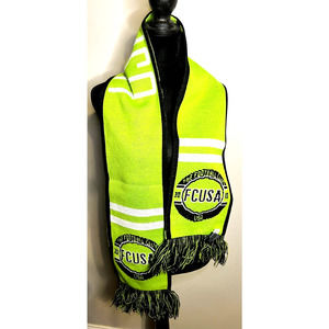 FCUSA Football Club USA 2010 Green/Black/White Scarf Diehard Scarves 58"